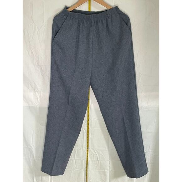 Bobbie Brooks Womens Gray Polyester Pants Elastic Waist Petite Size 10 - Picture 1 of 4